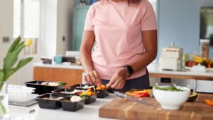 preparing meal
