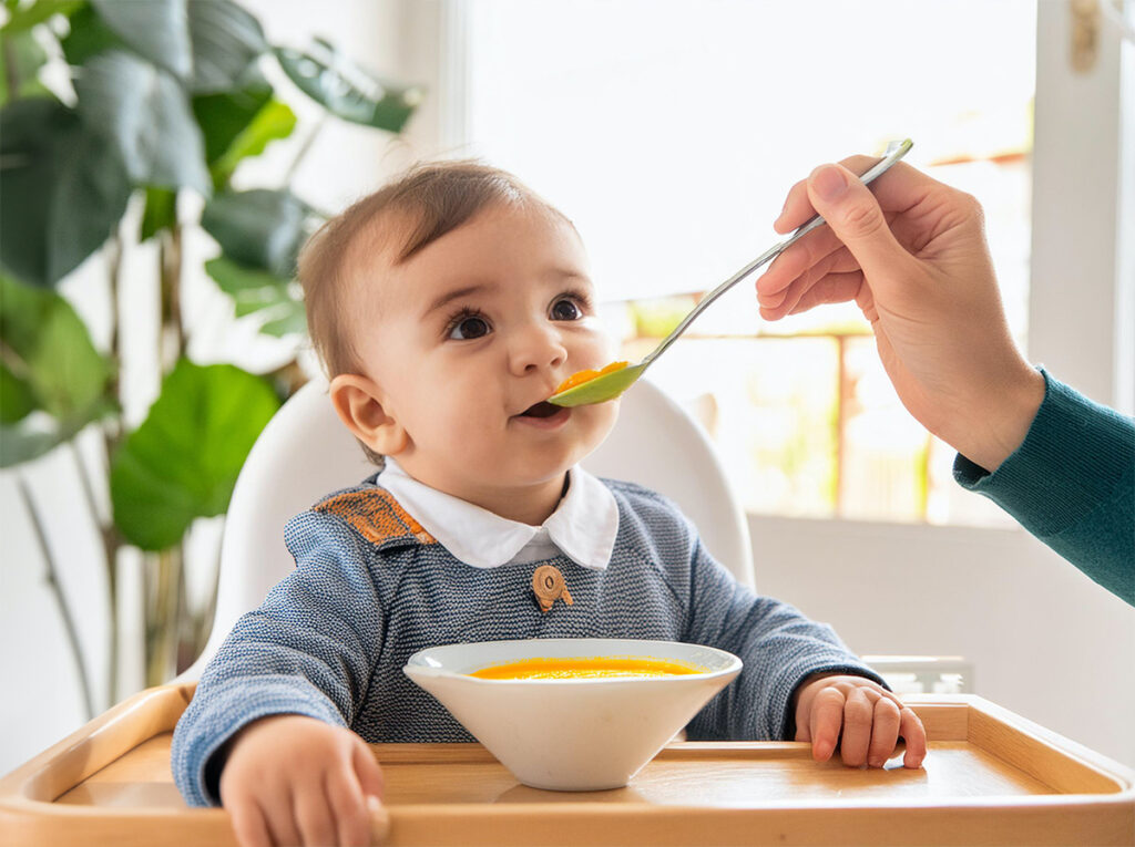 TFL baby eating